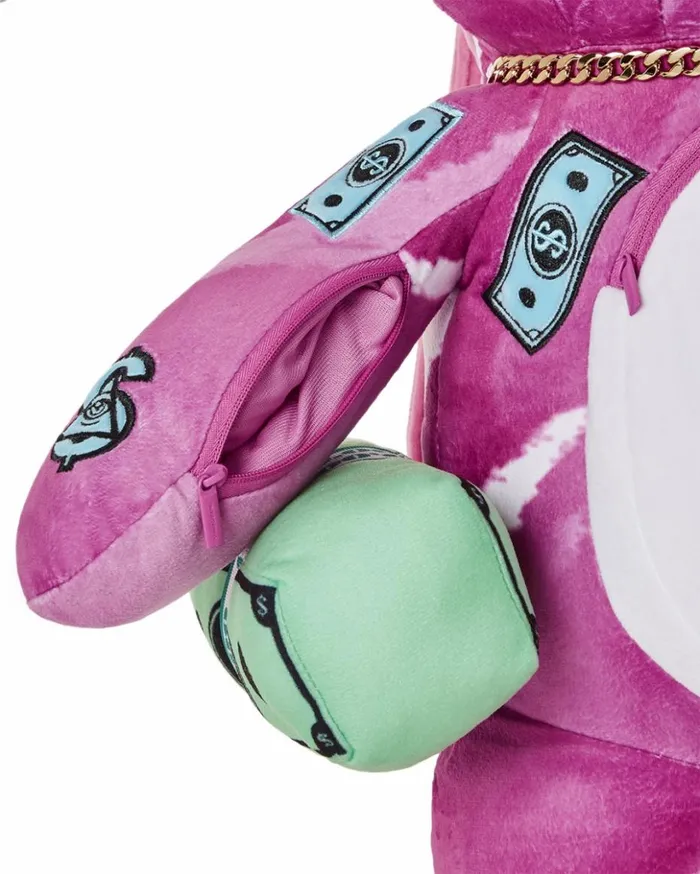 PINK PUNK MONEYBEAR TEDDYBEAR BACKPACK Bags SPRAYGROUND