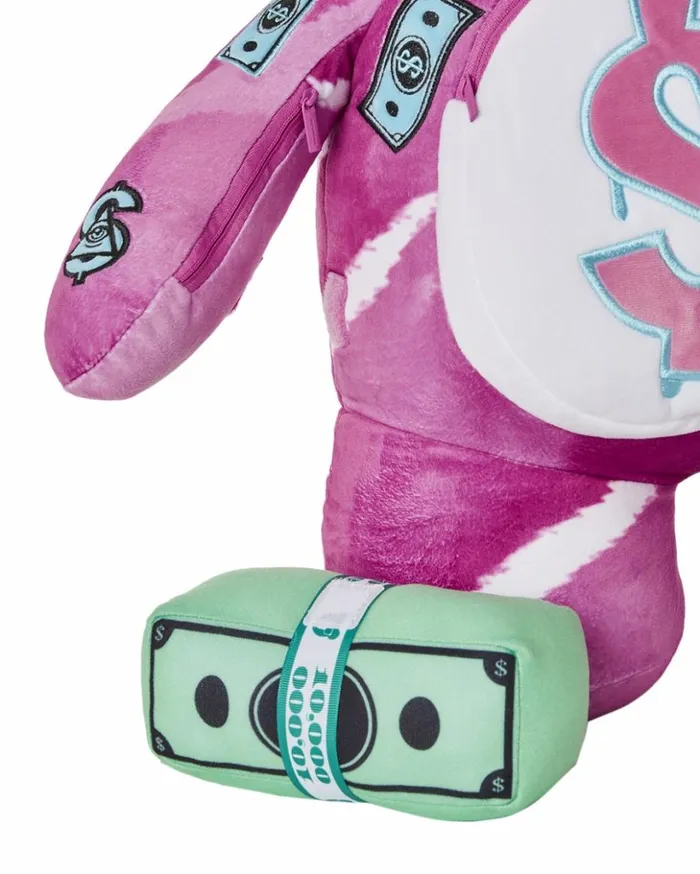 PINK PUNK MONEYBEAR TEDDYBEAR BACKPACK Bags SPRAYGROUND