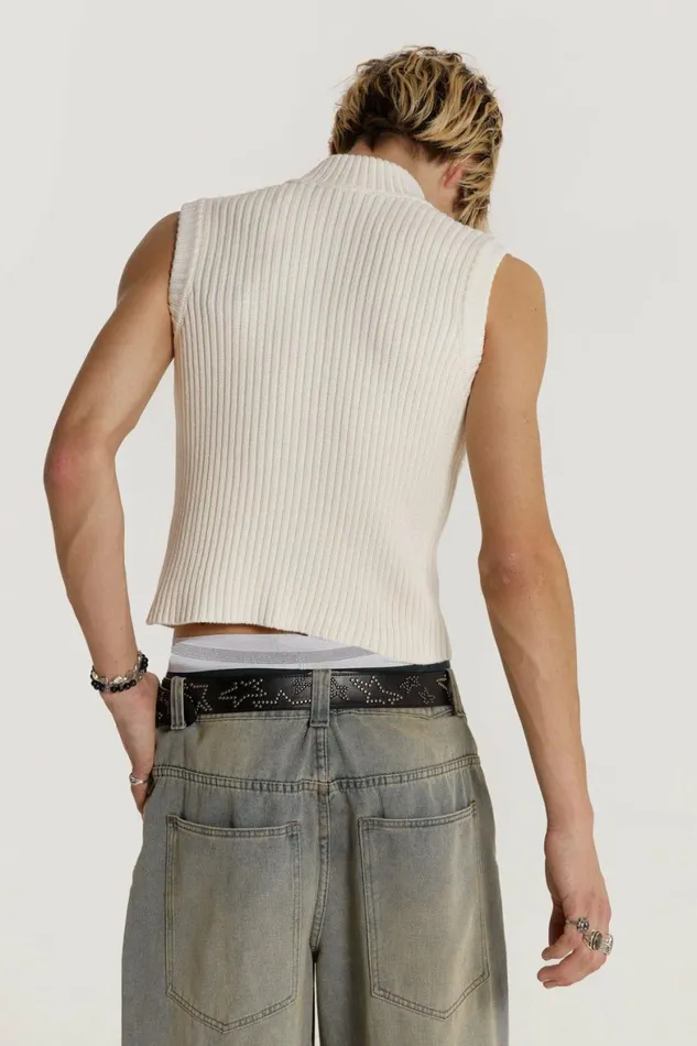 Polar Vest White Men Jaded London Vests