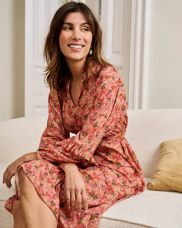 Polin Et Moi Adia Floral Dress Peach Women Dresses And Jumpsuits Polin Et Moi Adia Floral Dress Peach Women Dresses And Jumpsuits