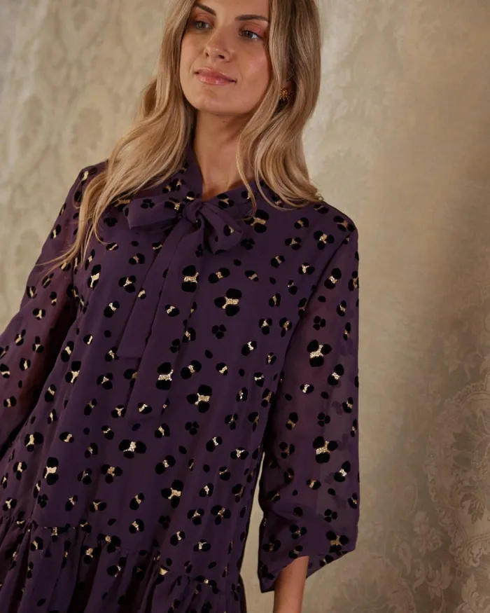 Polin Et Moi Animala Short Dress Purple Women Dresses And Jumpsuits Polin Et Moi Animala Short Dress Purple Women Dresses And Jumpsuits