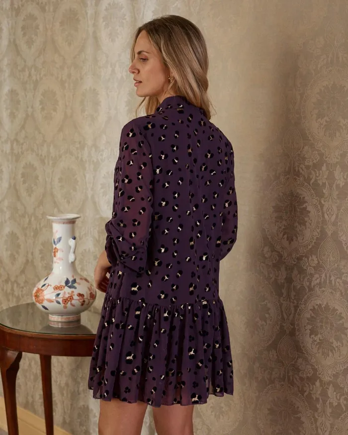 Polin Et Moi Animala Short Dress Purple Women Dresses And Jumpsuits Polin Et Moi Animala Short Dress Purple Women Dresses And Jumpsuits