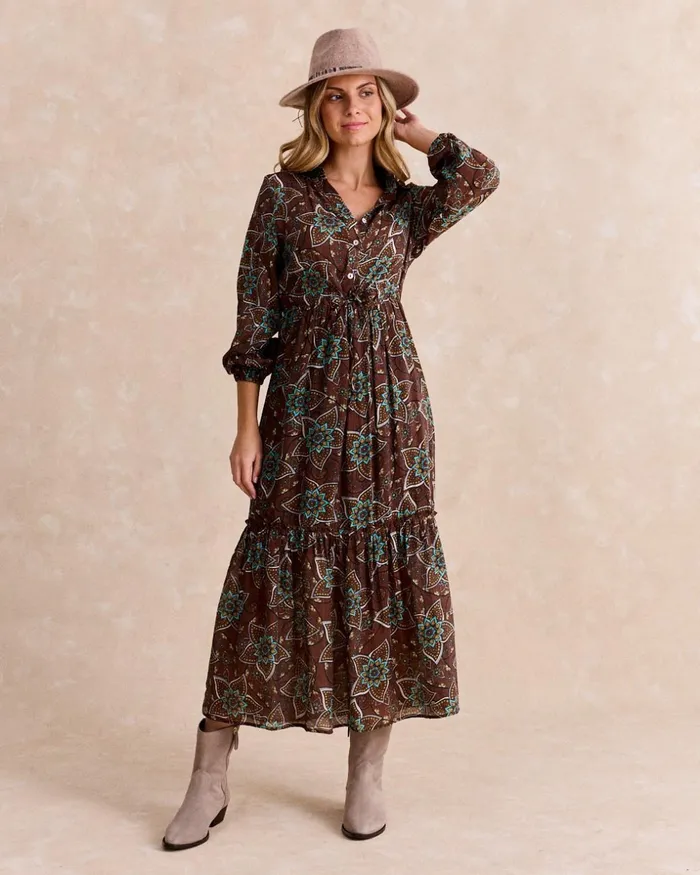 Polin Et Moi Ash Shirt Dress Brown Women Dresses And Jumpsuits