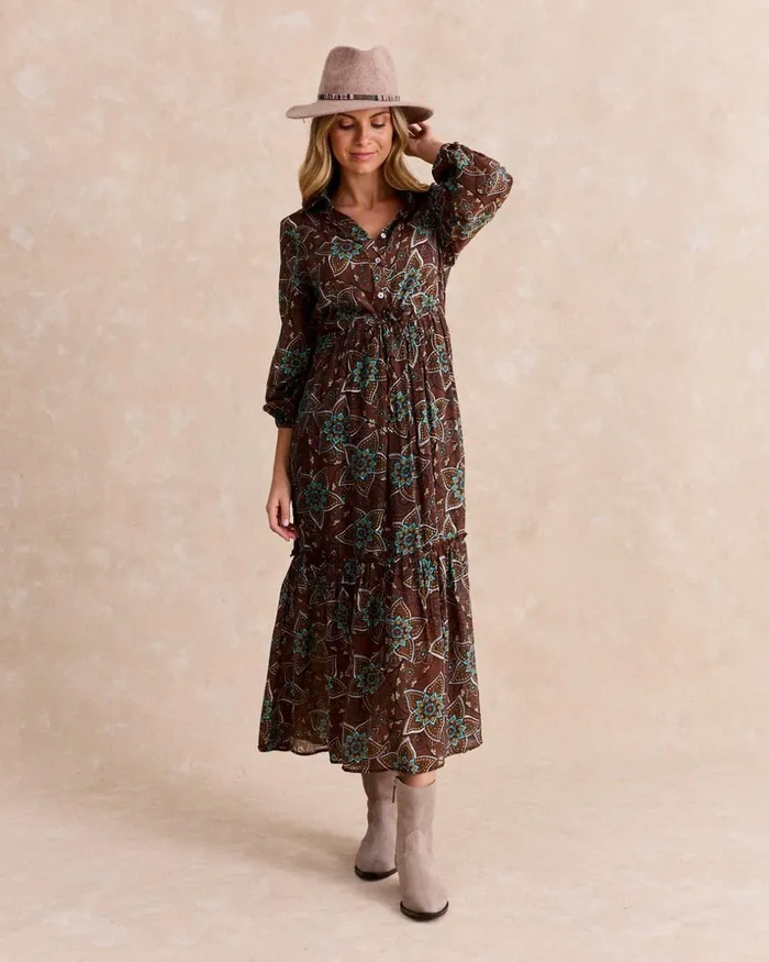 Polin Et Moi Ash Shirt Dress Brown Women Dresses And Jumpsuits Polin Et Moi Ash Shirt Dress Brown Women Dresses And Jumpsuits