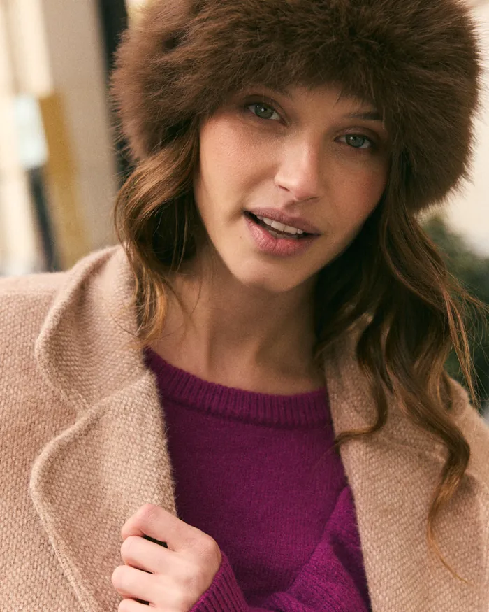 Polin Et Moi Bruna Hair Hat Brown Women Hats And Scarves