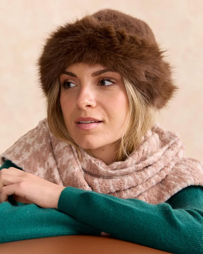 Polin Et Moi Bruna Hair Hat Brown Women Hats And Scarves Polin Et Moi Bruna Hair Hat Brown Women Hats And Scarves
