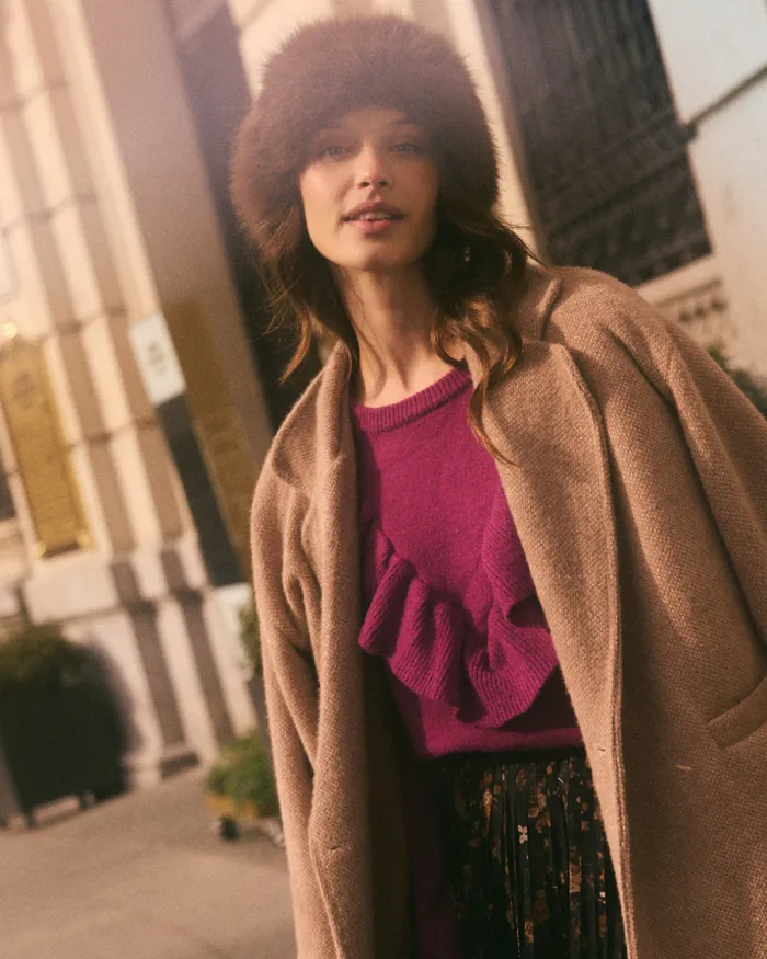 Polin Et Moi Bruna Hair Hat Brown Women Hats And Scarves Polin Et Moi Bruna Hair Hat Brown Women Hats And Scarves