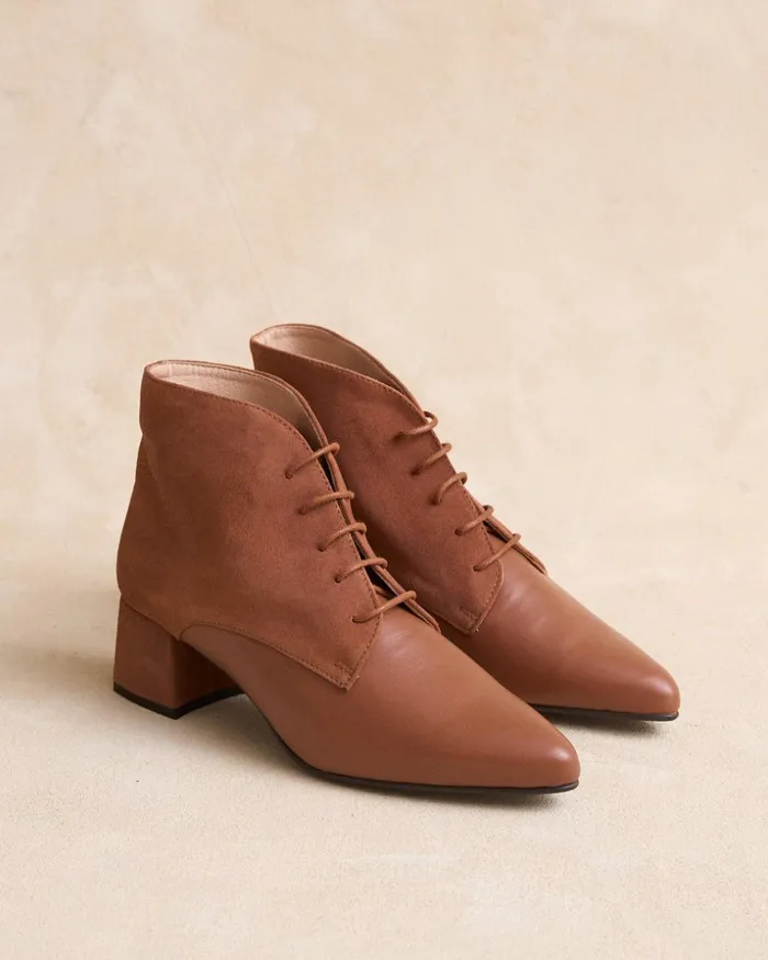 Polin Et Moi Cecilea LaceUp Ankle Boots Makeup Women Ankle Boots