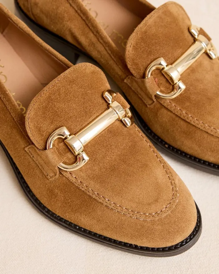 Polin Et Moi Centrina Buckle Moccasin Camel Women Moccasins