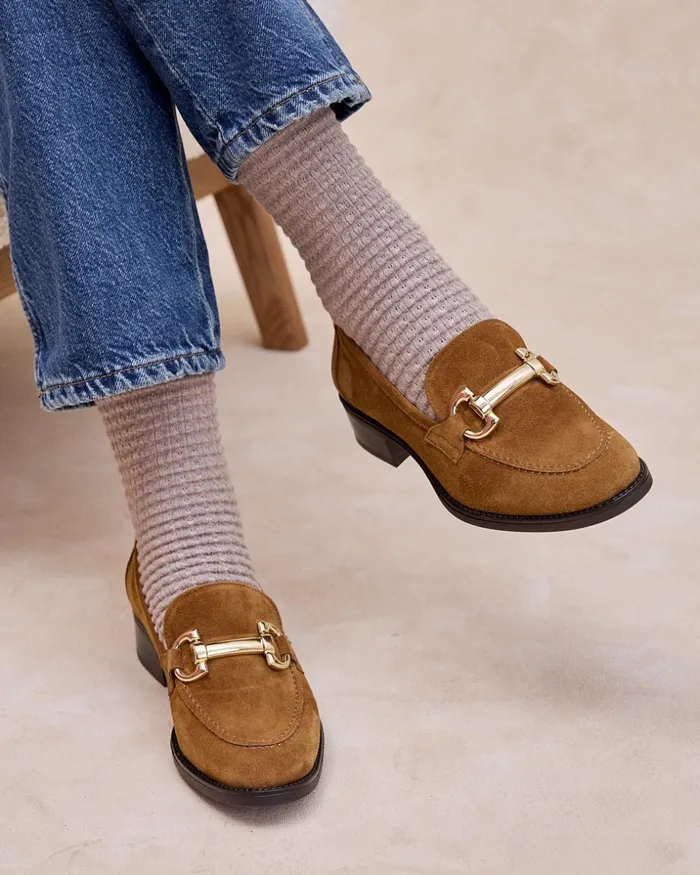 Polin Et Moi Centrina Buckle Moccasin Camel Women Moccasins Polin Et Moi Centrina Buckle Moccasin Camel Women Moccasins