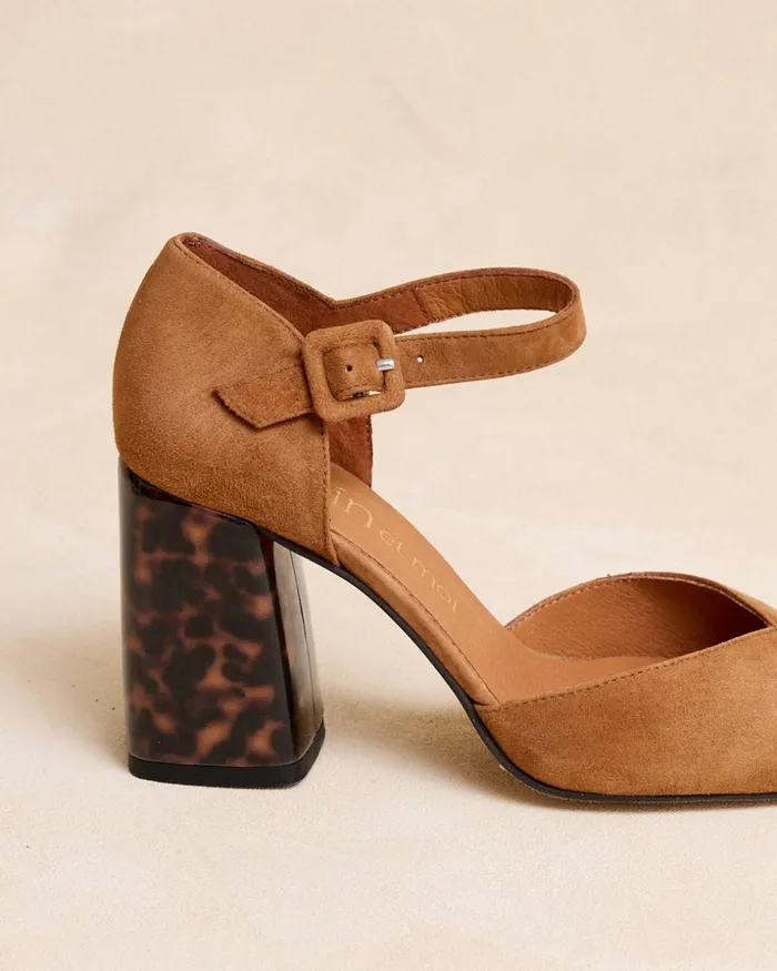 Polin Et Moi Colea Heel Shoe Leather Women Heels Polin Et Moi Colea Heel Shoe Leather Women Heels