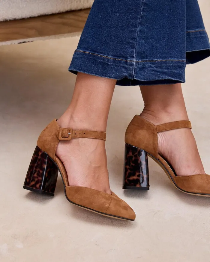 Polin Et Moi Colea Heel Shoe Leather Women Heels Polin Et Moi Colea Heel Shoe Leather Women Heels