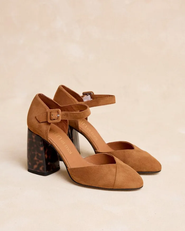 Polin Et Moi Colea Heel Shoe Leather Women Heels Polin Et Moi Colea Heel Shoe Leather Women Heels
