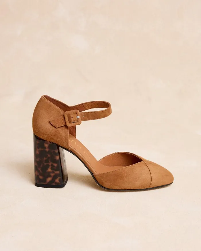 Polin Et Moi Colea Heel Shoe Leather Women Heels Polin Et Moi Colea Heel Shoe Leather Women Heels