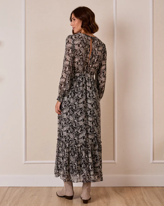 Polin Et Moi Eirene Print Dress Black Women Dresses And Jumpsuits Polin Et Moi Eirene Print Dress Black Women Dresses And Jumpsuits