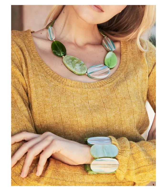 Polin Et Moi Elasci Rigid Bracelet Olive Women Jewelry Polin Et Moi Elasci Rigid Bracelet Olive Women Jewelry