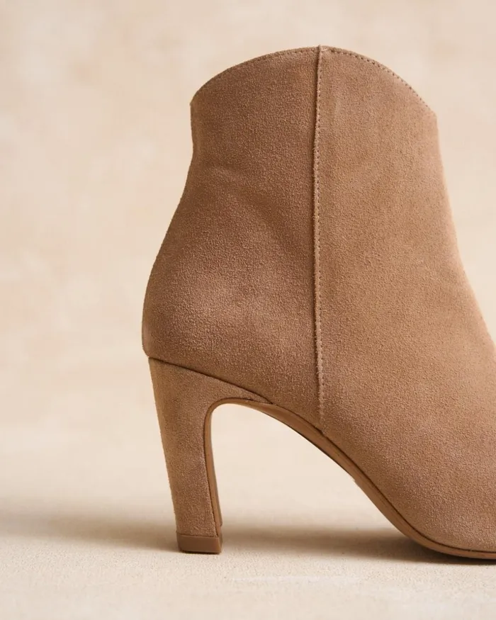 Polin Et Moi Girena Heel Ankle Boots Camel Women Ankle Boots Polin Et Moi Girena Heel Ankle Boots Camel Women Ankle Boots