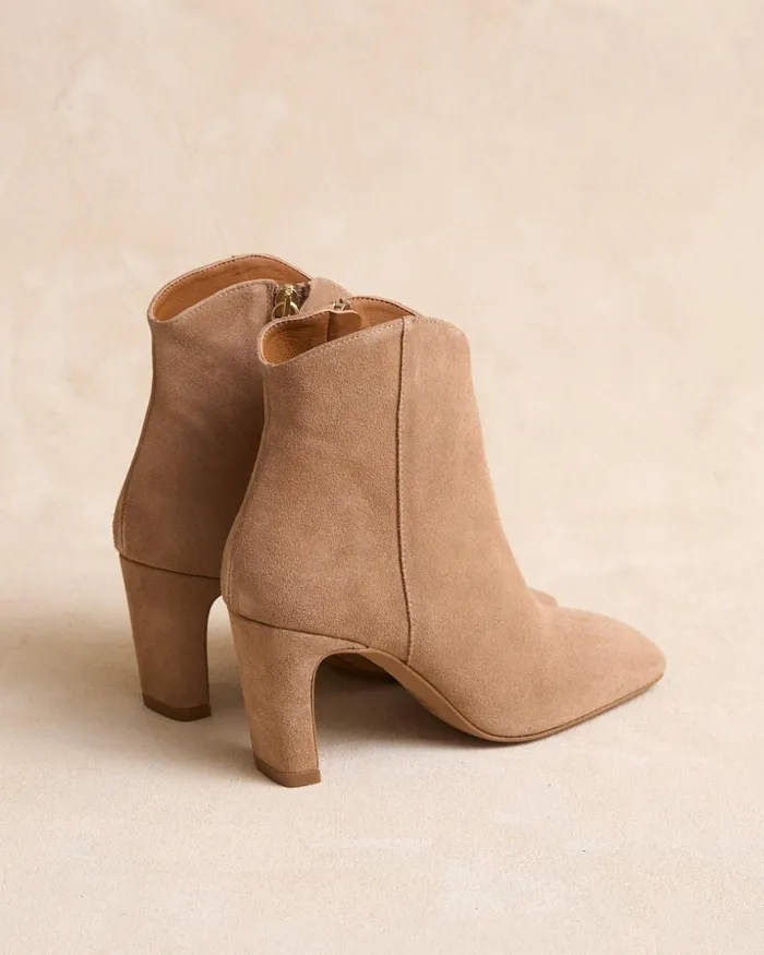 Polin Et Moi Girena Heel Ankle Boots Camel Women Ankle Boots Polin Et Moi Girena Heel Ankle Boots Camel Women Ankle Boots