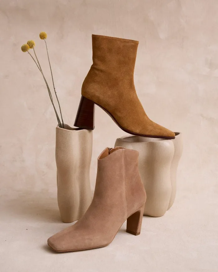 Polin Et Moi Girena Heel Ankle Boots Camel Women Ankle Boots Polin Et Moi Girena Heel Ankle Boots Camel Women Ankle Boots