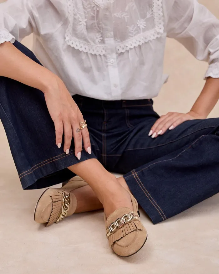 Polin Et Moi Gusea Detail Moccasin Camel Women Moccasins Polin Et Moi Gusea Detail Moccasin Camel Women Moccasins