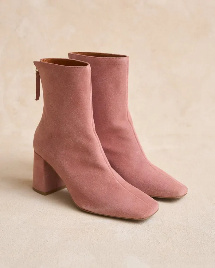 Polin Et Moi Jurea Heel Ankle Boots Rose Women Ankle Boots Polin Et Moi Jurea Heel Ankle Boots Rose Women Ankle Boots