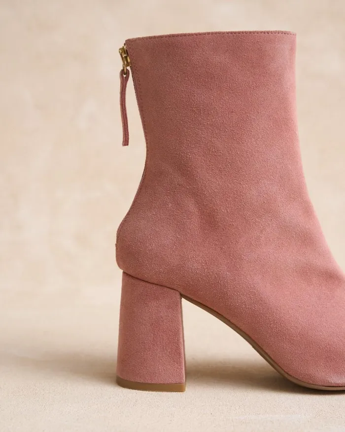 Polin Et Moi Jurea Heel Ankle Boots Rose Women Ankle Boots Polin Et Moi Jurea Heel Ankle Boots Rose Women Ankle Boots