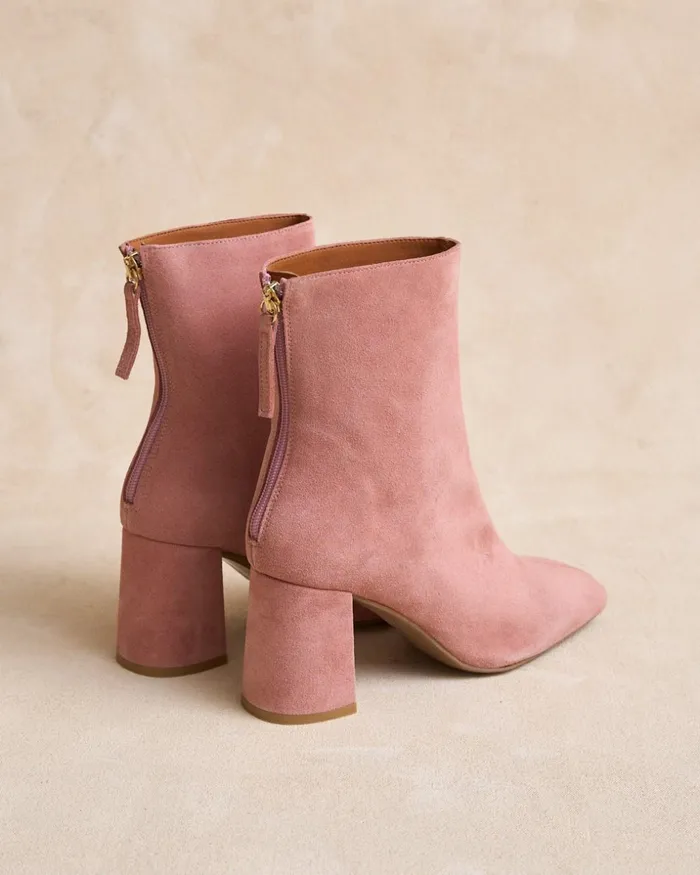 Polin Et Moi Jurea Heel Ankle Boots Rose Women Ankle Boots Polin Et Moi Jurea Heel Ankle Boots Rose Women Ankle Boots