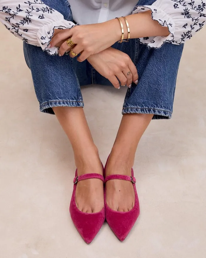 Polin Et Moi Merceditas Hebillas Poliete Rose Women Flats Polin Et Moi Merceditas Hebillas Poliete Rose Women Flats