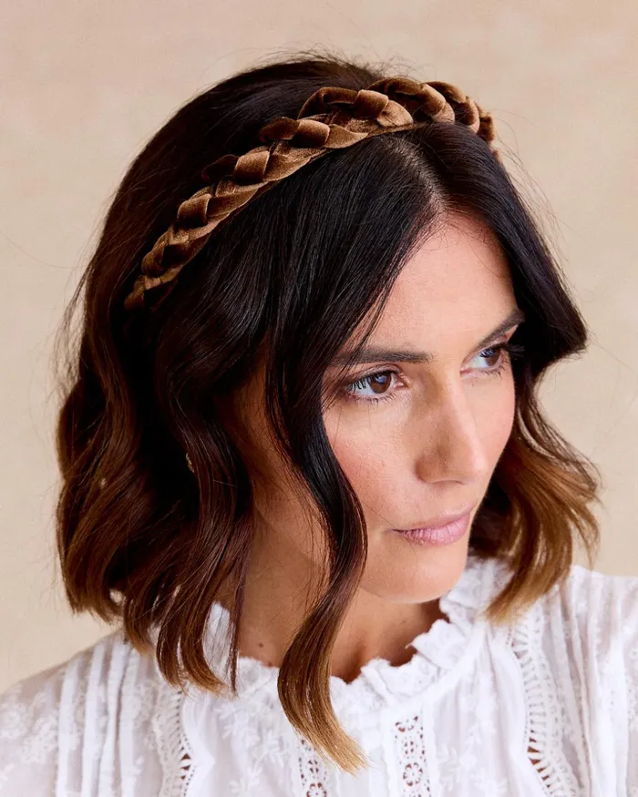 Polin Et Moi Parina Braid Headband Copper Women Hair Accessories