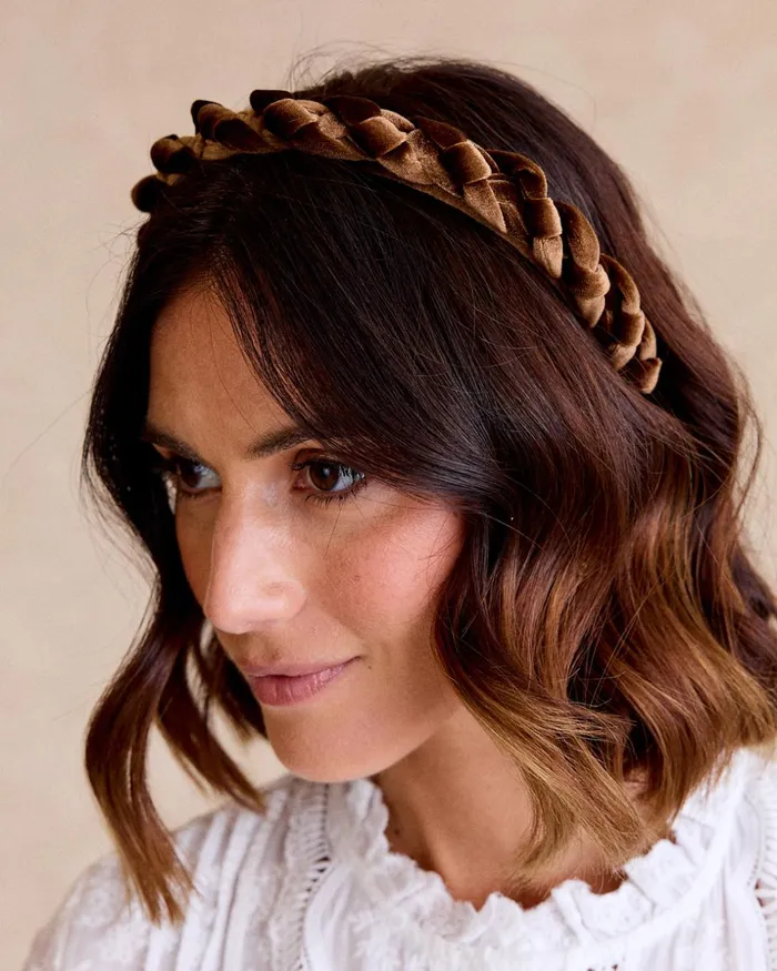 Polin Et Moi Parina Braid Headband Copper Women Hair Accessories Polin Et Moi Parina Braid Headband Copper Women Hair Accessories