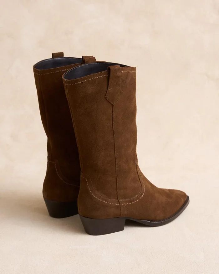 Polin Et Moi Penpoli High Boot Brown Women Boots Polin Et Moi Penpoli High Boot Brown Women Boots