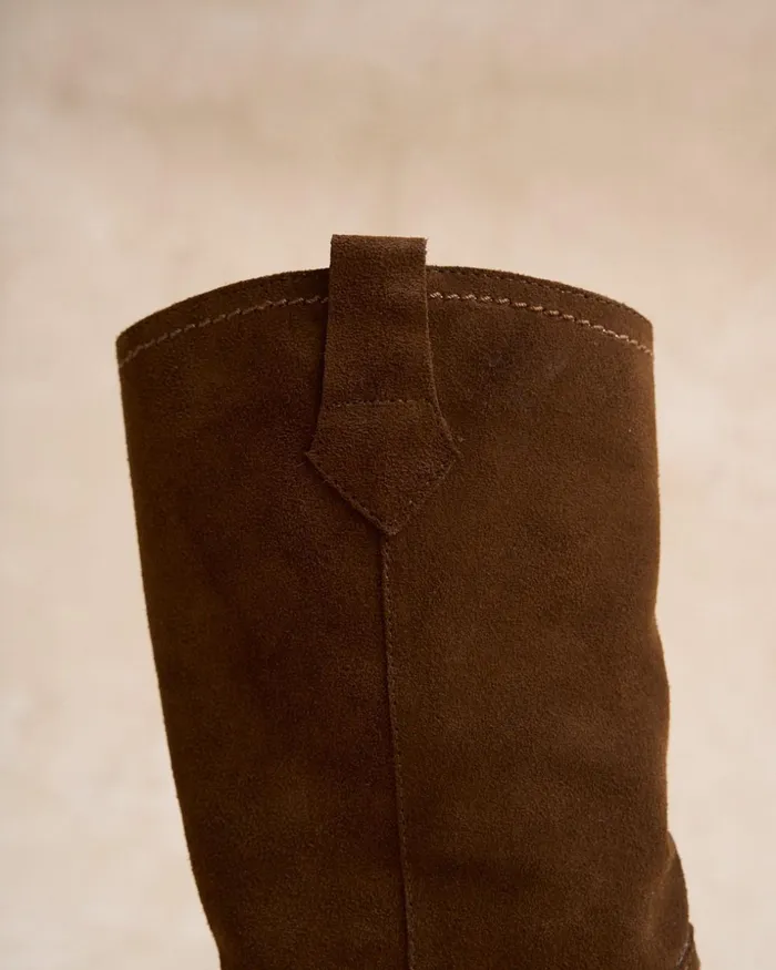 Polin Et Moi Penpoli High Boot Brown Women Boots Polin Et Moi Penpoli High Boot Brown Women Boots