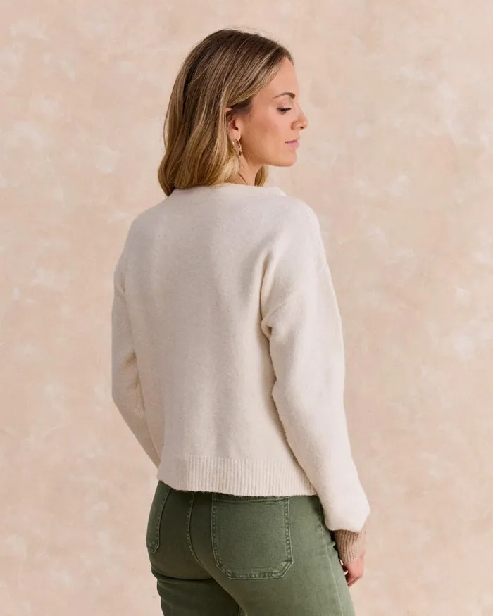 Polin Et Moi Penelope039 Knitted Cardigan Raw Women Cardigans And Sweaters Polin Et Moi Penelope039 Knitted Cardigan Raw Women Cardigans And Sweaters