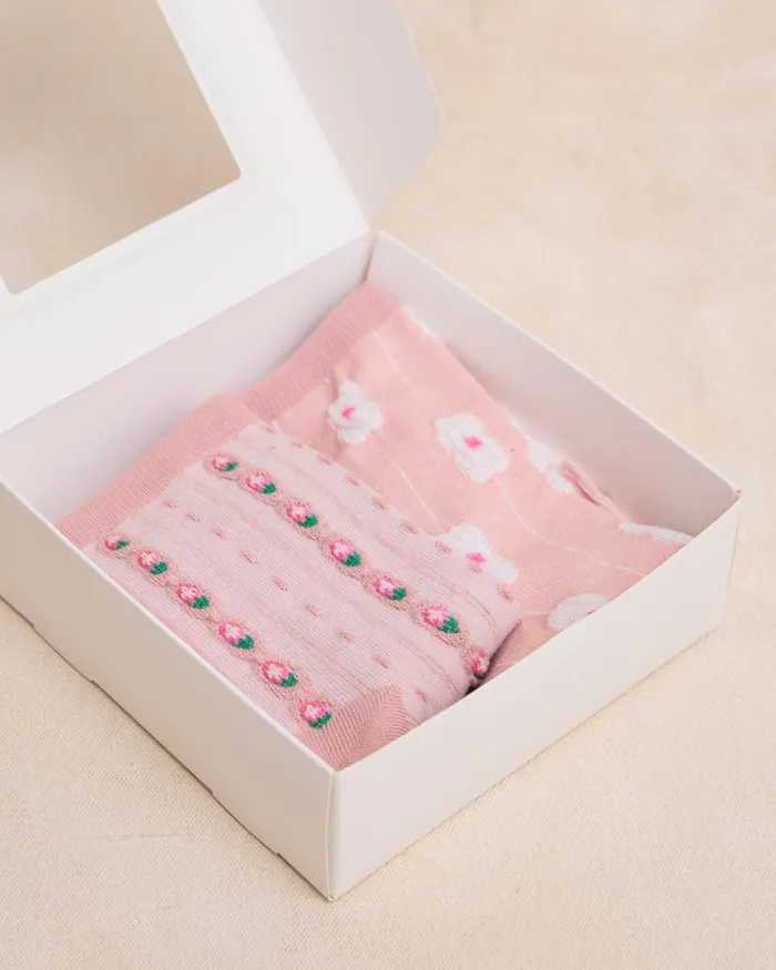 Polin Et Moi Pinca Ankle Socks Pack Rose Women Socks Polin Et Moi Pinca Ankle Socks Pack Rose Women Socks