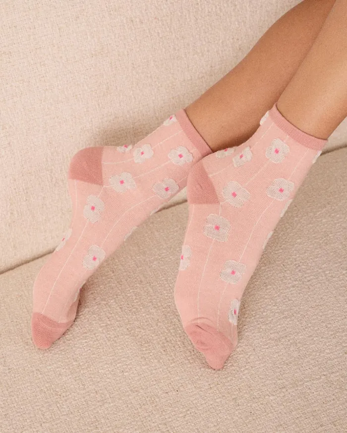 Polin Et Moi Pinca Ankle Socks Pack Rose Women Socks Polin Et Moi Pinca Ankle Socks Pack Rose Women Socks