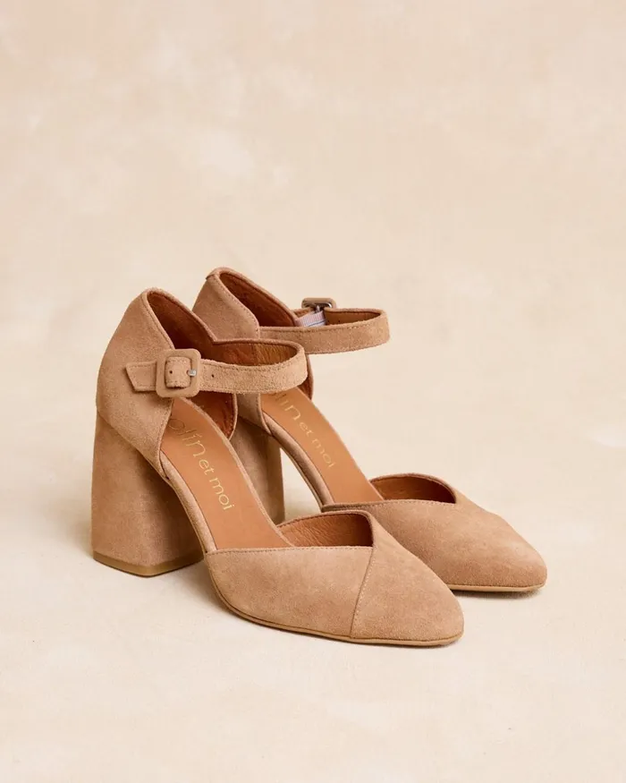 Polin Et Moi Trucela Heel Shoe Camel Women Heels Polin Et Moi Trucela Heel Shoe Camel Women Heels