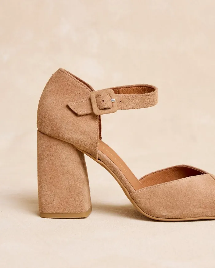Polin Et Moi Trucela Heel Shoe Camel Women Heels Polin Et Moi Trucela Heel Shoe Camel Women Heels