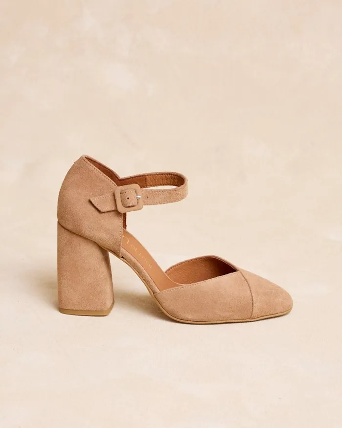Polin Et Moi Trucela Heel Shoe Camel Women Heels Polin Et Moi Trucela Heel Shoe Camel Women Heels