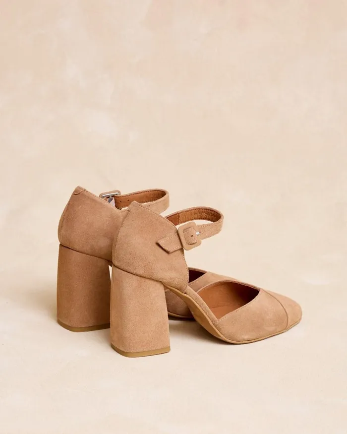Polin Et Moi Trucela Heel Shoe Camel Women Heels Polin Et Moi Trucela Heel Shoe Camel Women Heels