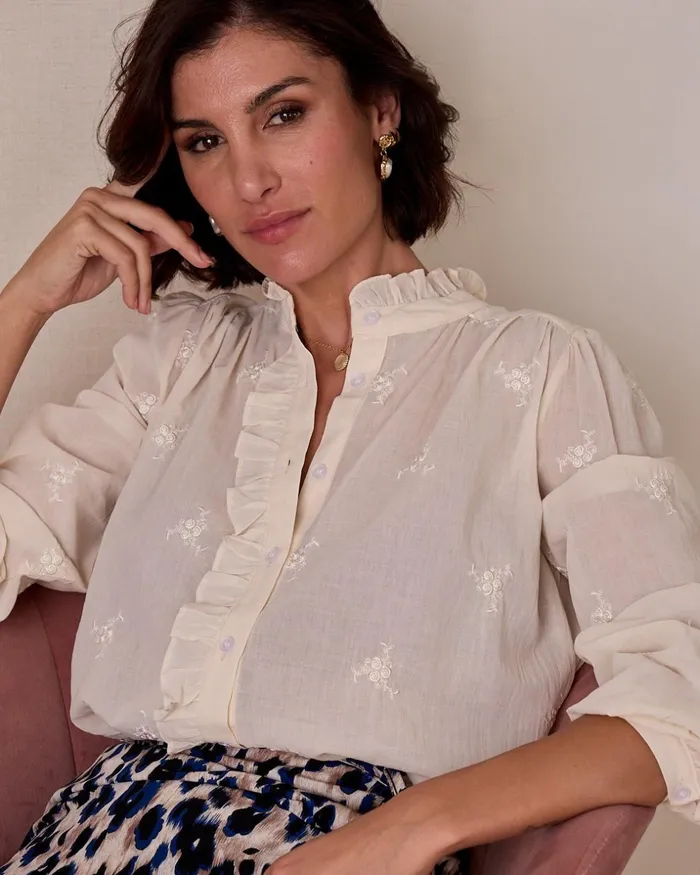 Polin Et Moi Uriela Blonde Blouse Raw Women Blouses And Shirts Polin Et Moi Uriela Blonde Blouse Raw Women Blouses And Shirts