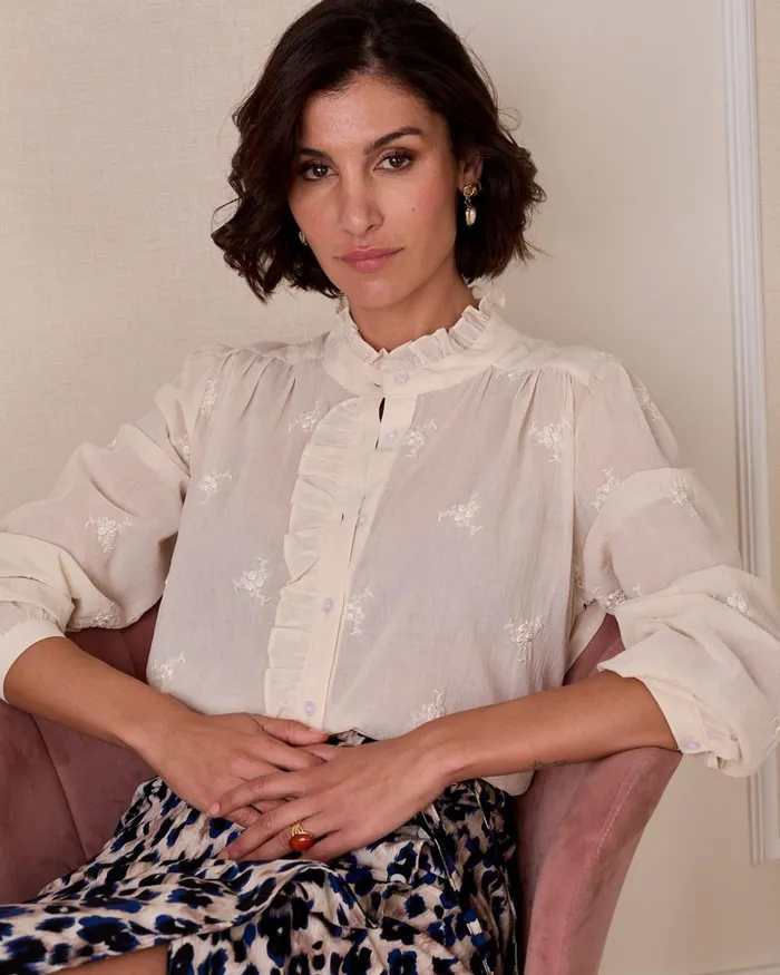 Polin Et Moi Uriela Blonde Blouse Raw Women Blouses And Shirts Polin Et Moi Uriela Blonde Blouse Raw Women Blouses And Shirts