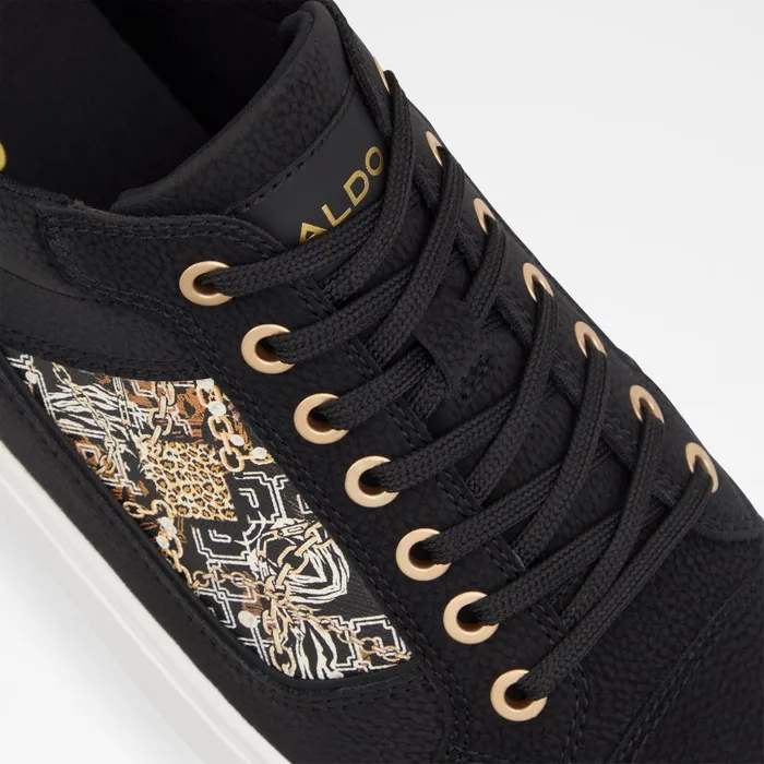 Popstep Black Synthetic Print Men ALDO Sneakers