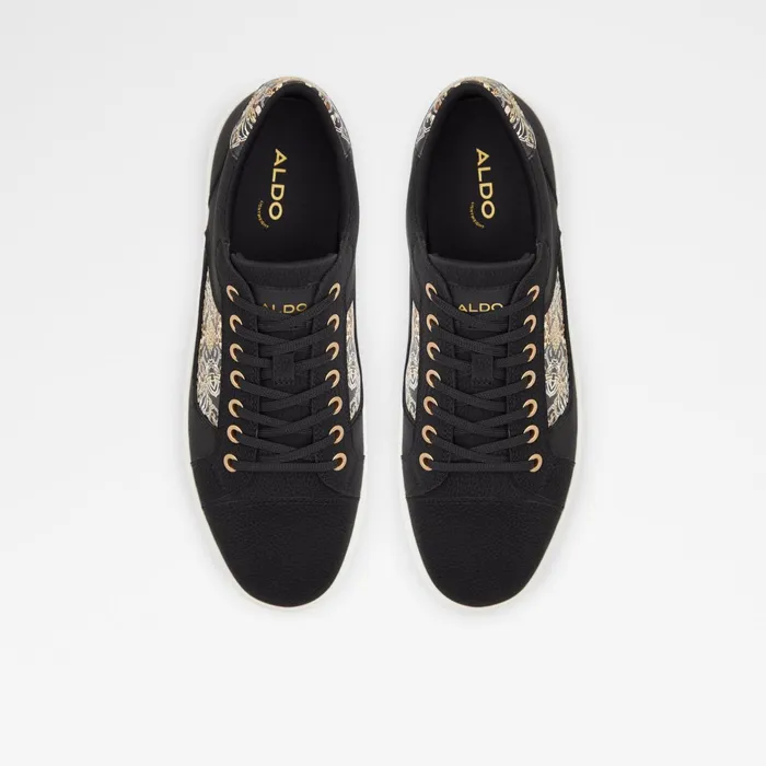 Popstep Black Synthetic Print Men ALDO Sneakers