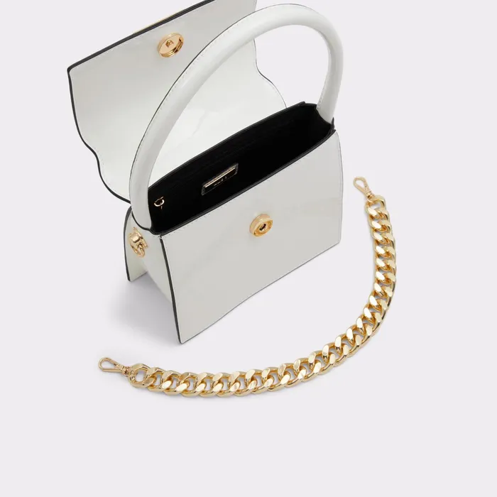 Quinlynx White Women ALDO Top Handle Bags