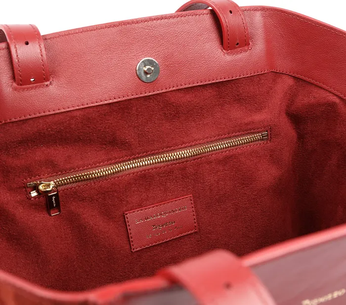 Repetto Womens Backpacks Double Vie Bag Carmine Red For Sale