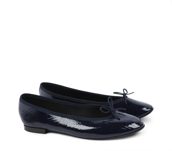 Repetto Womens Ballerinas High Lili Ballerinas Navy Blue