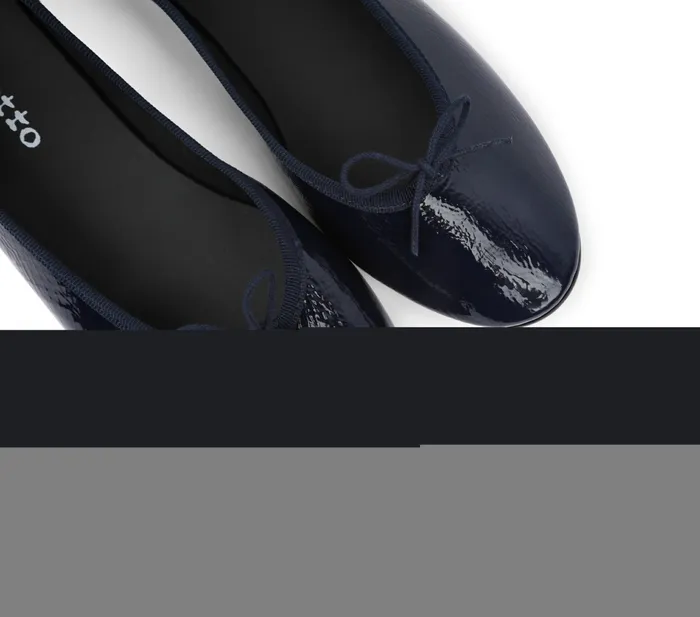 Repetto Womens Ballerinas High Lili Ballerinas Navy Blue