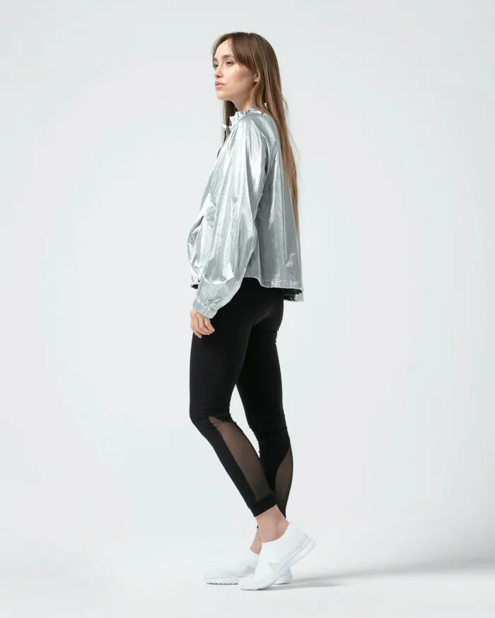 Repetto Womens Jackets Nylon Jacket Silver