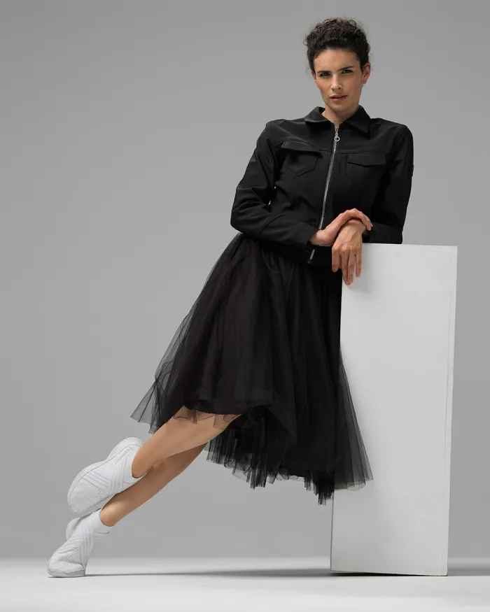 Repetto Womens Jackets PowerStretch Jacket Black