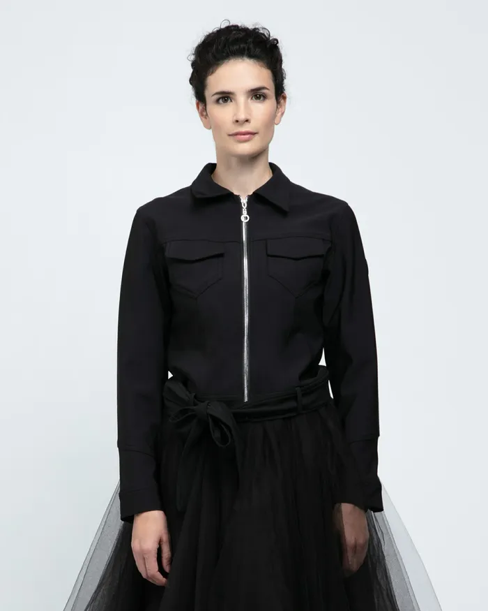 Repetto Womens Jackets PowerStretch Jacket Black